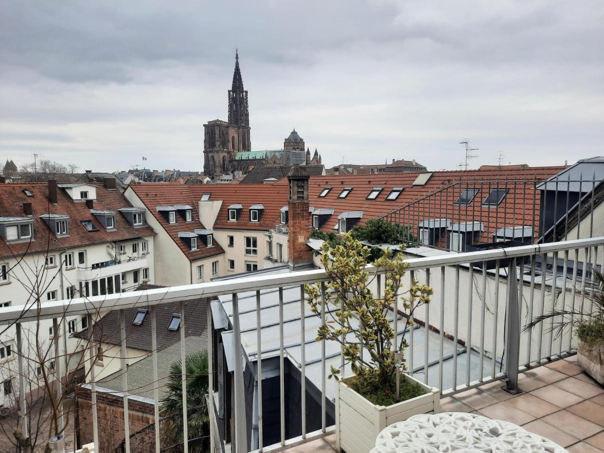145m² city center 4 bedrooms view of the Cathedral Straatsburg Buitenkant foto