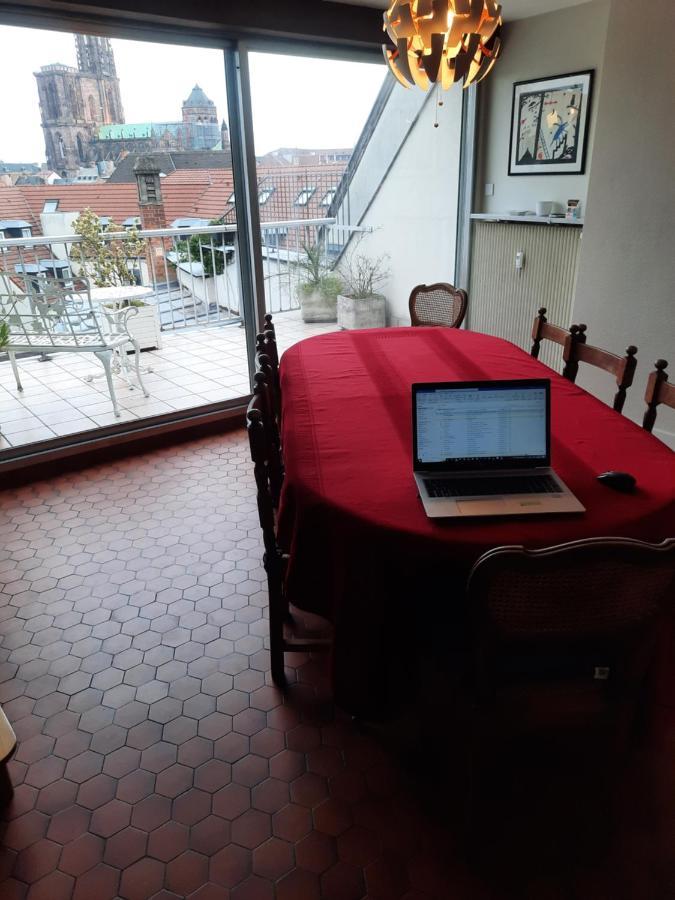 145m² city center 4 bedrooms view of the Cathedral Straatsburg Buitenkant foto