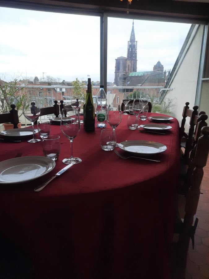 145m² city center 4 bedrooms view of the Cathedral Straatsburg Buitenkant foto